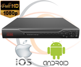 HD Security Camera DVR NVR 6 in 1 (XVI +AHD +TVI+CVI+CVBS / 2000 + TVL Coax+Network Analog/IP) 1080p Standalone 16 Port