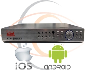 HD Security Camera DVR NVR 5 in 1 (AHD +TVI+CVI+CVBS / 2000 + TVL Coax+Network Analog/IP) 1080p Standalone 16 Port