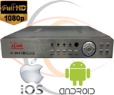 HD Security Camera DVR NVR 5 in 1 (AHD +TVI+CVI+CVBS / 2000 + TVL Coax+Network Analog/IP) 1080p Standalone 8 Port