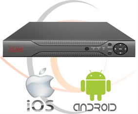 HD 4K Security Camera DVR/NVR 5-in-1 (AHD +TVI+CVI+CVBS / 2000 + TVL Coax+Network Analog/IP) 8MP Standalone 8 Port