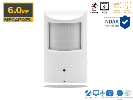 6MP H.265 Indoor PoE IP Camera