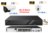 16 Port 4K NVR and Camera kit with Support for POS and VCA