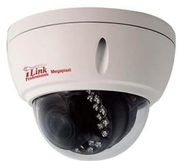 5MP IP Indoor Outdoor Infrared WDR Vandal Dome Security Camera with 2.8 to 12mm Varifocal Lens