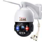 5MP Speed Dome WiFi PTZ 18x Zoom Camera Built in Laser LED Human Tracking & Detection