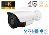 4K 8MP IP Indoor/Outdoor Human/Vehicle Detect/Line Crossing Infrared Bullet Security Camera with 2.8mm Fixed Lens