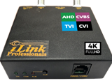 4K CCTV Coax Text Inserter / Overlay interface for POS, Cash Register & ATM