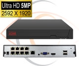 8 Port 5MP HD Network Video Recorder